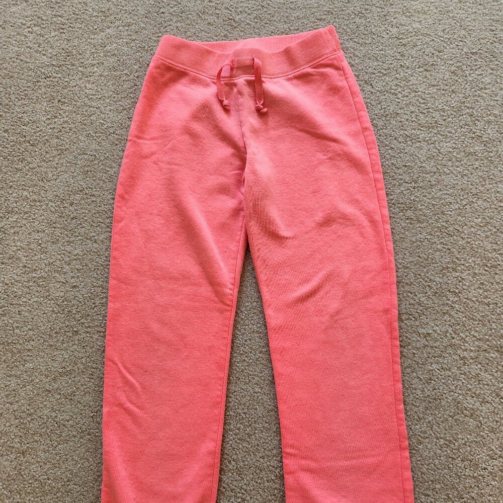 Old Navy Girls Sweatpants – Size Small (6/7) – Peachy Pink 🍑✨